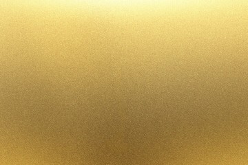 Refraction on gold metal wall texture, abstract background