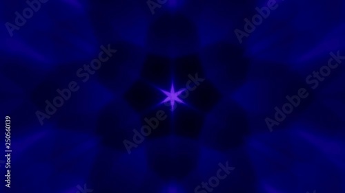 Light Rays Mandala Kaleidoscope Burst Motion Background Loop 2