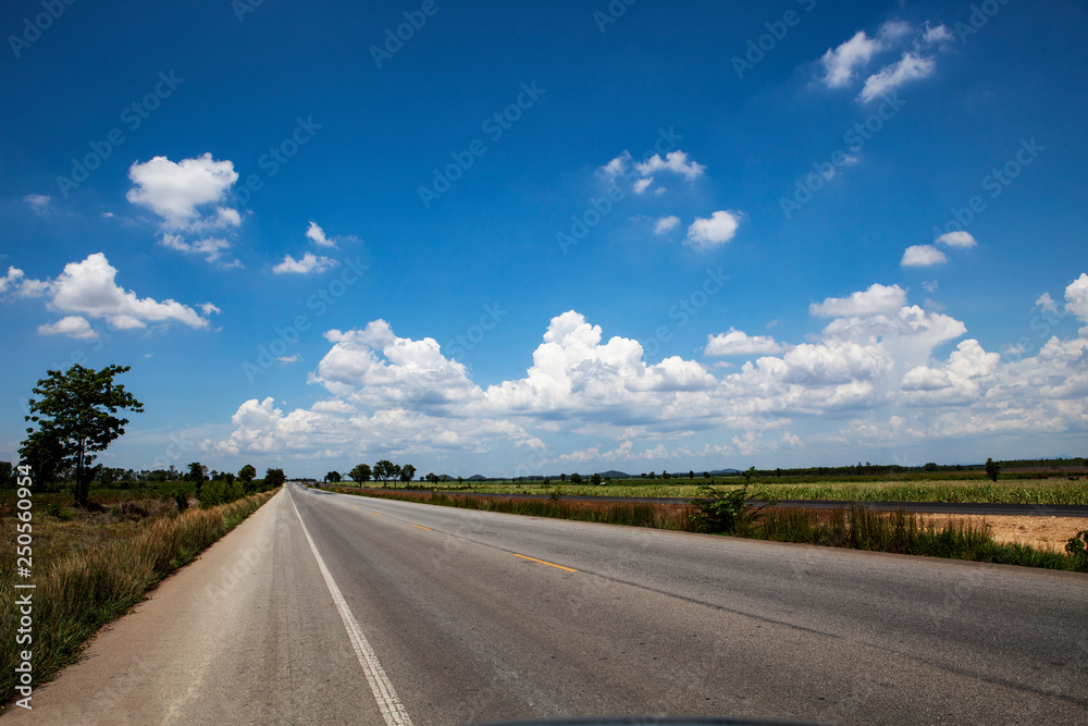 asphalt highway in thailand