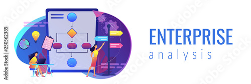 Decision management concept banner header.