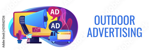 Motion graphic design concept banner header.
