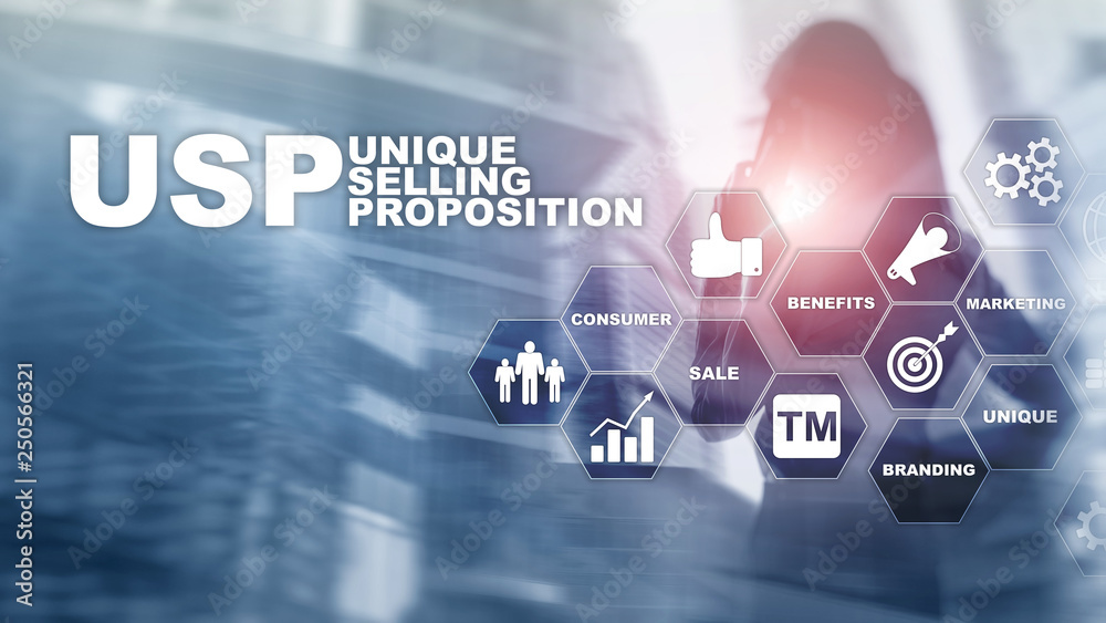 UPS - Unique selling propositions. Business and finance concept on a virtual structured screen. Mixed media. UPS - Unique selling propositions. Business and finance concept on a virtual structured screen. Mixed media.
