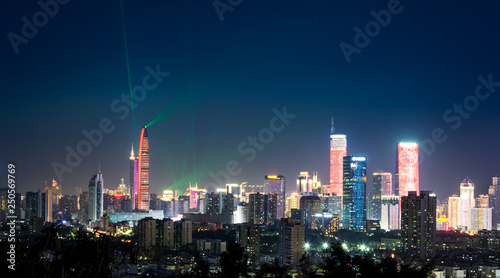Shenzhen CBD skyline