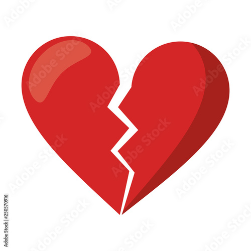 love broken heart symbol
