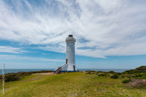 Point Stephens Lighthouse on Fingal Island, New South Wales, Australia