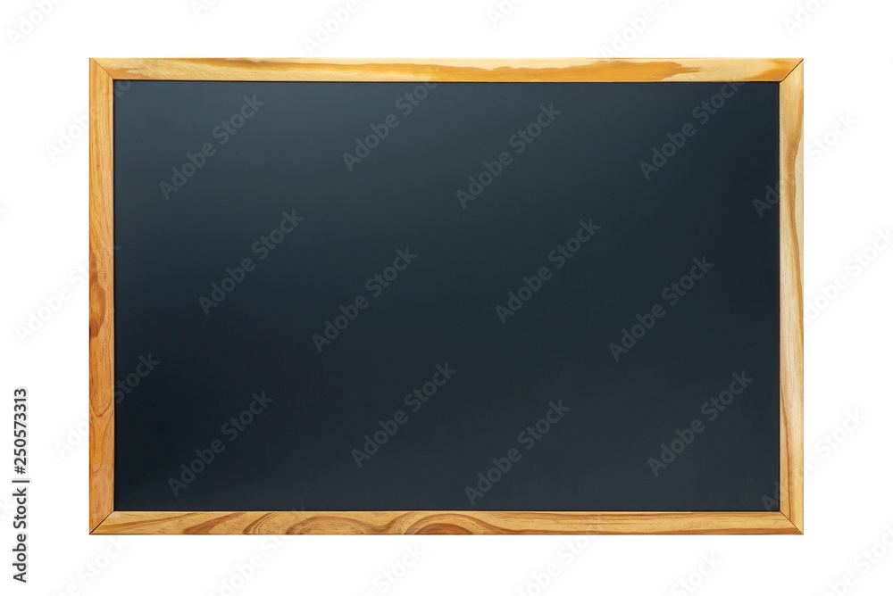 Wooden blackboard isolated on white background. Wooden blackboard isolated on white background.