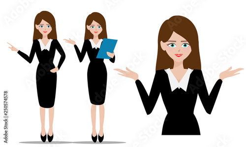 Business women in presentation.