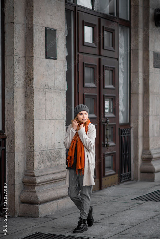 girl in a beret