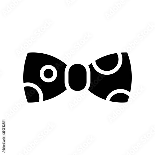 Bow tie vector, Feast of Saint Patrick solid icon