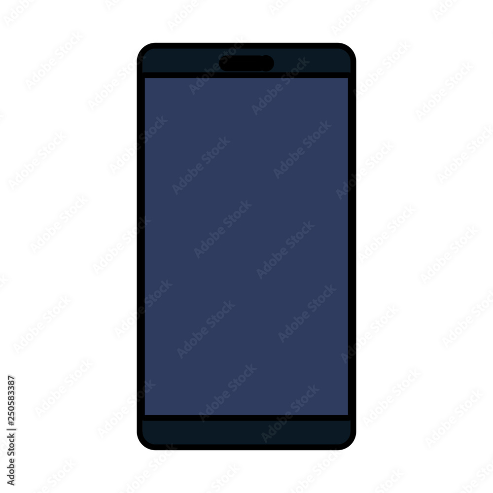 smartphone device isolated icon smartphone device isolated icon