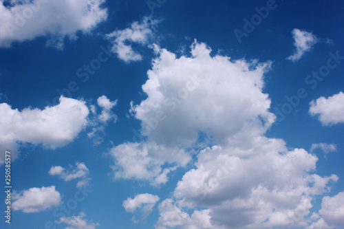 Sky background with clouds