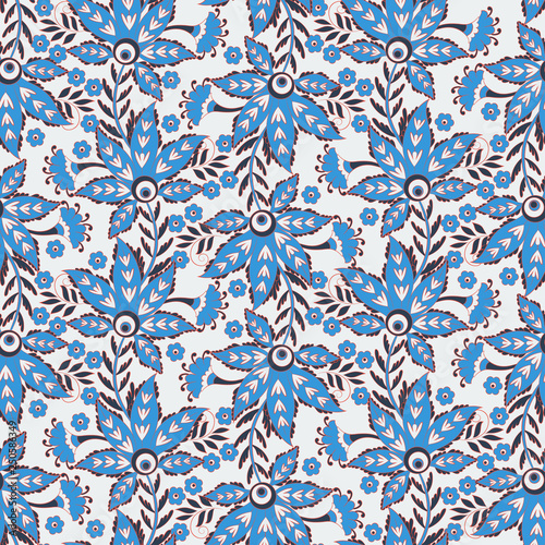 Seamless Floral Vector Background