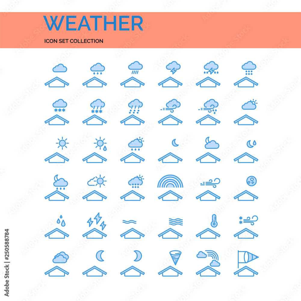 Weather Icons Set. UI Pixel Perfect Well-crafted Vector Thin Line Icons. The illustrations are a vector. Weather Icons Set. UI Pixel Perfect Well-crafted Vector Thin Line Icons. The illustrations are a vector.