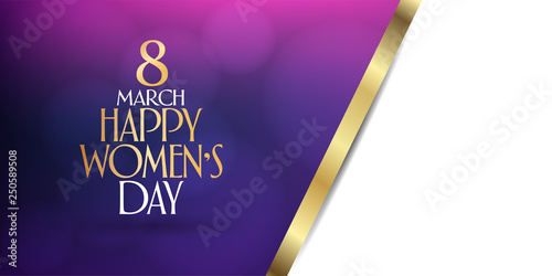 8 March. International Happy Women's Day Celebration. Billboard, Poster, Social Media, Story, Wishes Card, Greeting Card, Trendy Design Template. (TR: 8 Mart Dunya Kadinlar Gununuz Kutlu Olsun.)  photo