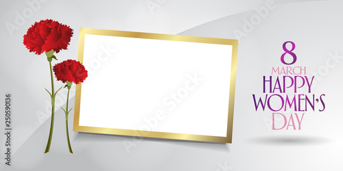 8 March. International Happy Women's Day Celebration. Billboard, Poster, Social Media, Story, Wishes Card, Greeting Card, Trendy Design Template. (TR: 8 Mart Dunya Kadinlar Gununuz Kutlu Olsun.) 