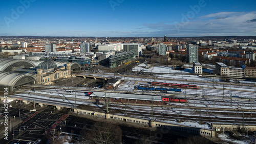 Luftaufnahme Dresden Stadtzentrum