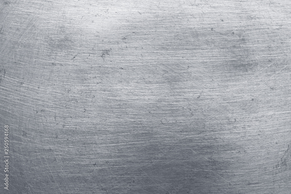 aluminium metal texture background, scratches on polished stainless