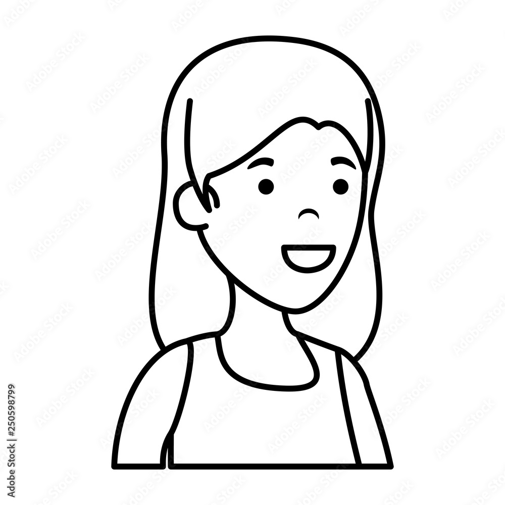 beautiful and young woman character beautiful and young woman character