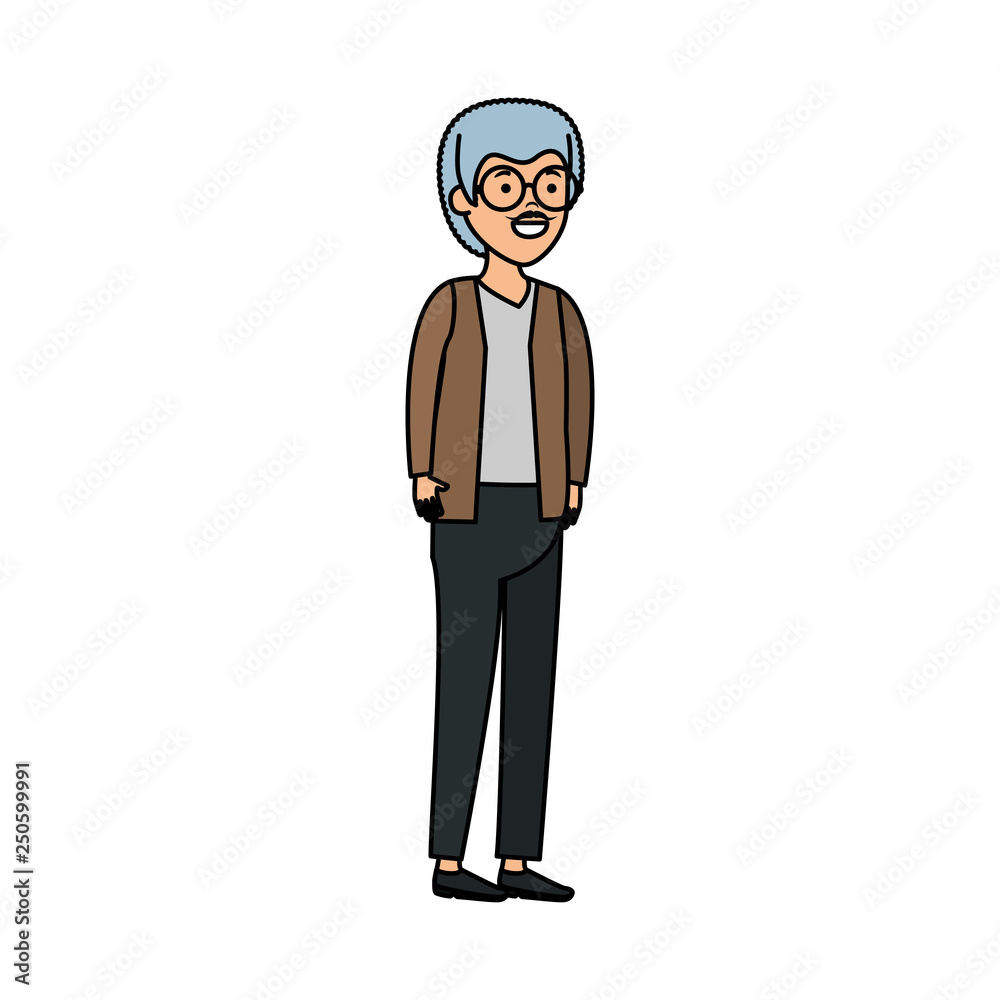 old man character icon old man character icon