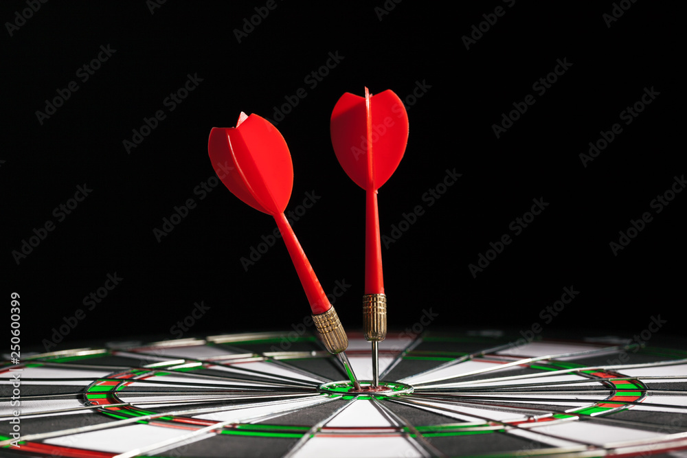 dartboard business success concept dartboard business success concept