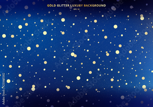 Magic space gold glitter on...