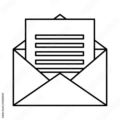 envelope mail isolated icon