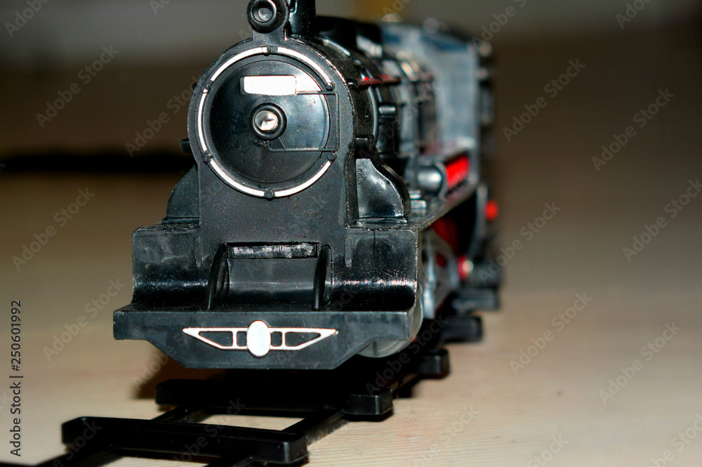 toy locomotive and railway