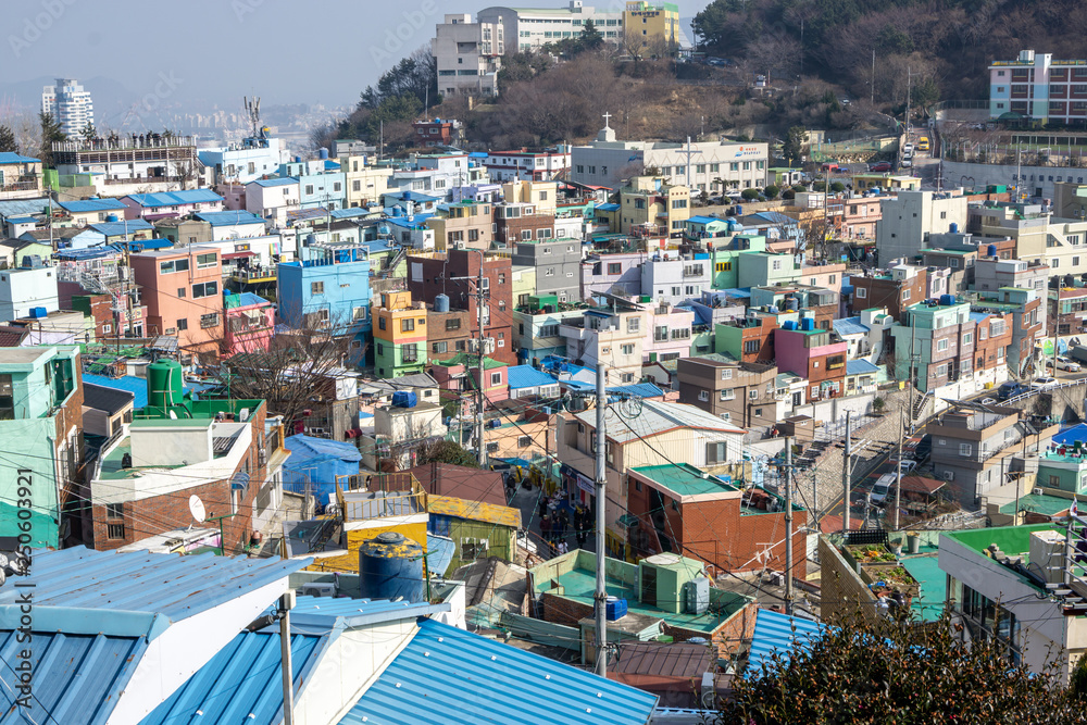 Fototapeta premium busan gamcheon culture village