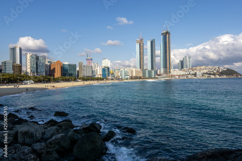 Haeundae beach coast