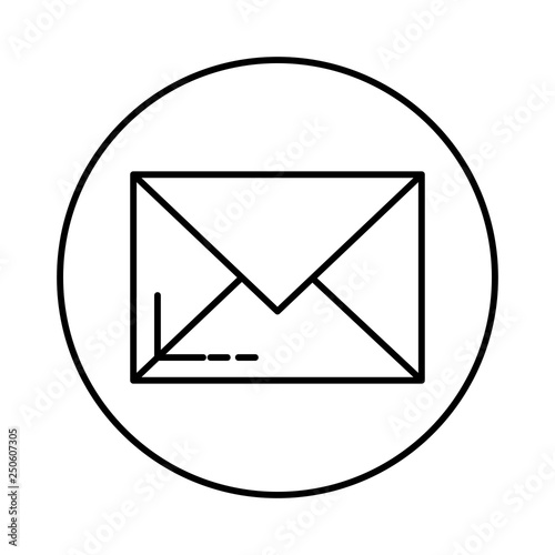 envelope mail isolated icon
