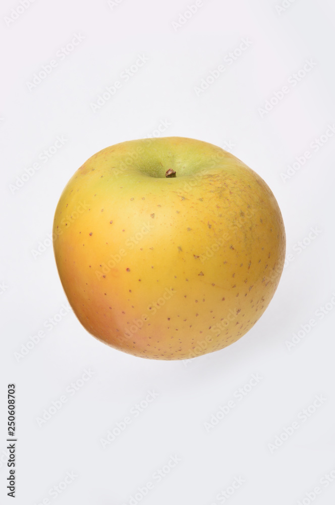 yellow apple. Isolated on a white background. yellow apple. Isolated on a white background.