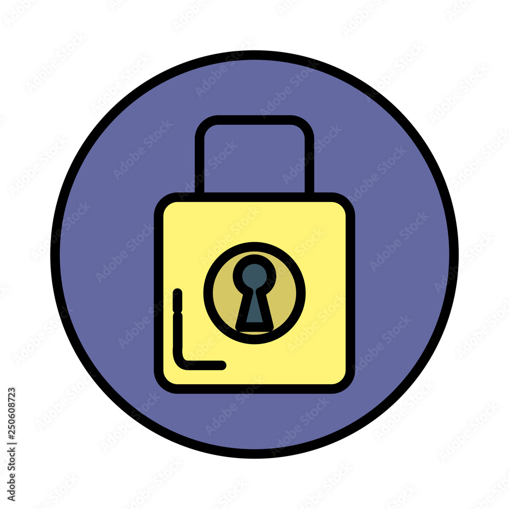 safe secure padlock icon safe secure padlock icon