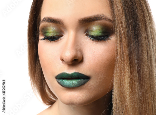 Beautiful young woman with ...