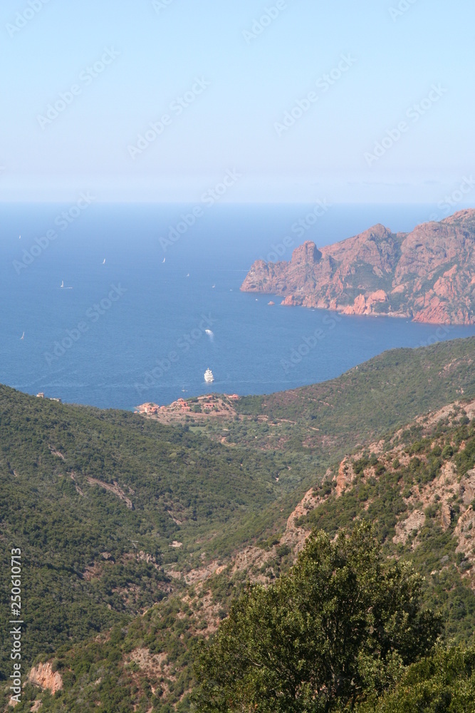 Nature Reserve de Scandola in the west of Corsica, France.