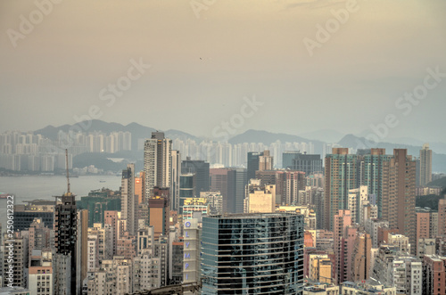 Hong Kong at sunset, China © mehdi33300