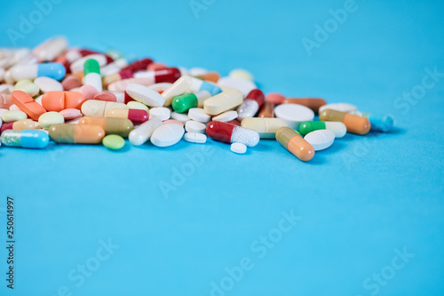 Bunter Pharma Arznei Medizin Hintergrund