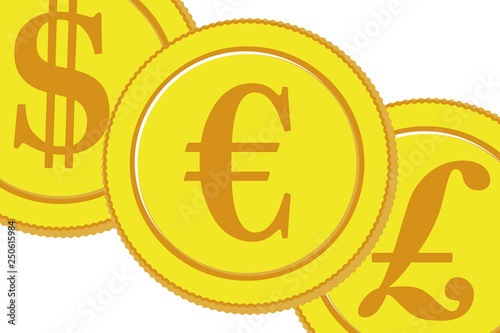 #Background #Vector #Illustration #free #image Make Money $ € ¥ £ Foreign exchange rate rich International currency market Coin World economy investment financial business Global cash finance