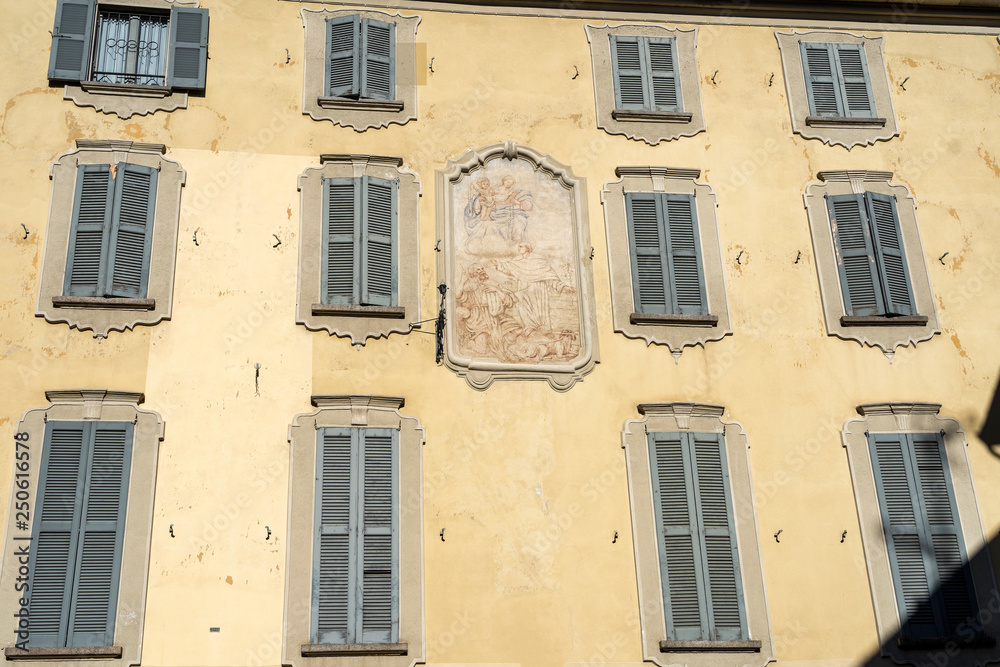 Vigevano, italy: historic palace