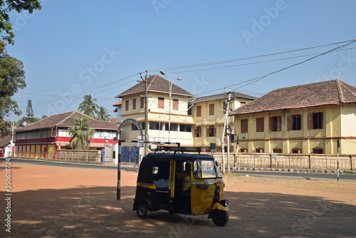 Maisons coloniales à Cochin, Inde du Sud