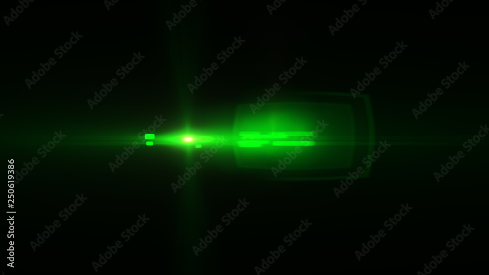 bright green lensflare bright green lensflare