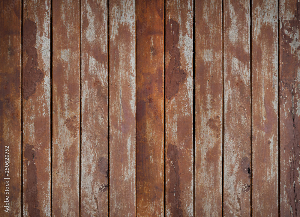Fototapeta premium Beautiful Vintage brown wooden texture, Vintage timber texture background