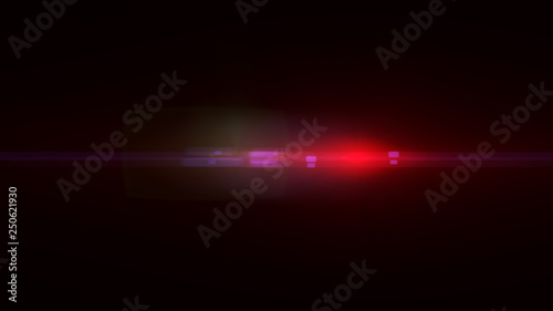 bright red lensflare