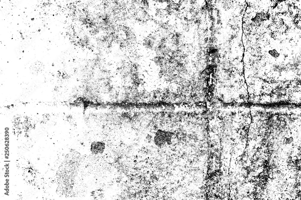 Fototapeta premium Texture black and white abstract grunge style. Vintage abstract texture of old surface. Pattern and texture of cracks, scratches and chip.