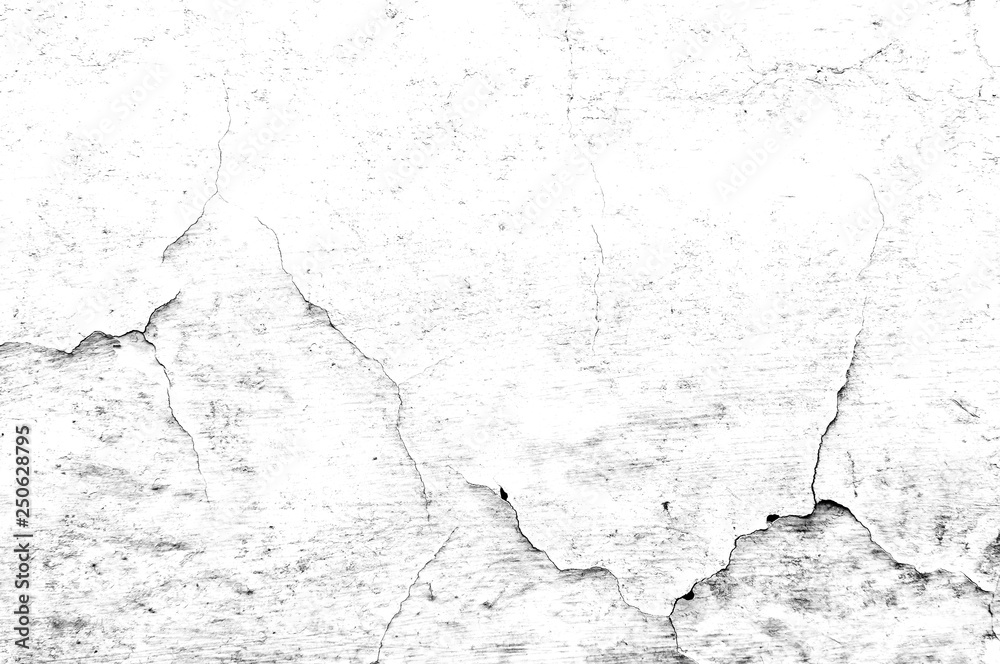 Fototapeta premium Texture black and white abstract grunge style. Vintage abstract texture of old surface. Pattern and texture of cracks, scratches and chip.