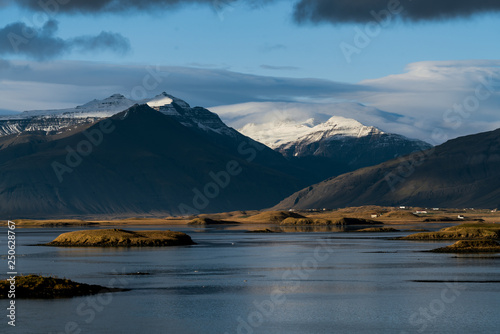Icelandic landscape photographed from Hofn. 