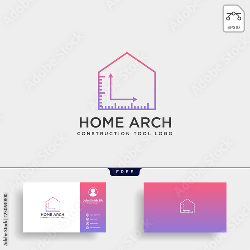 construction tools logo template vector illustration icon element