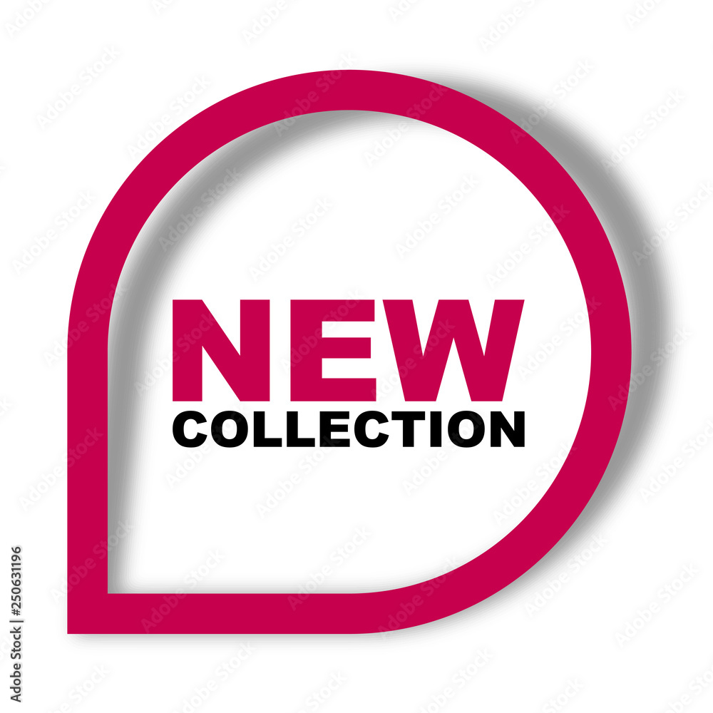 Fototapeta premium red vector banner new collection