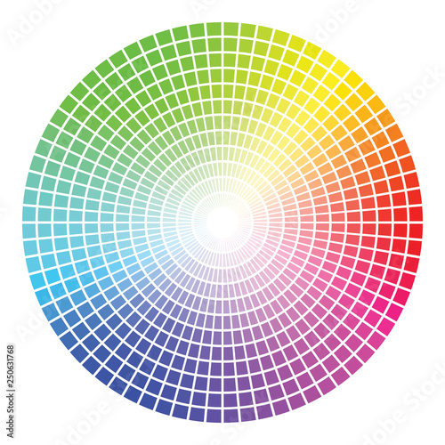 Color Wheel Vector Template