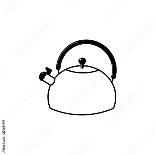 Simple kitchen teapot