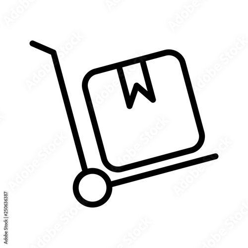 Illustration Trolley Icon photo